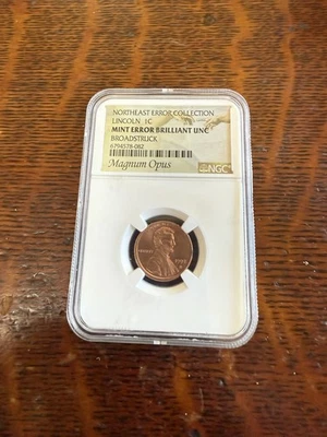 Northeast Error Collection One Cent Mint Error Bu Broadstruck - Image 1 of 2
