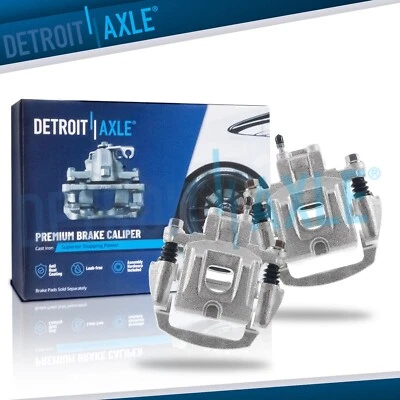 Rear Left Right Side Brake Calipers w/ Bracket for 2004 - 2007 Toyota Highlander - Image 1 of 4