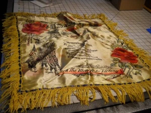Vintage U.S. Army Pillow Case. For God and Country. On The March To Victory. - Picture 1 of 10