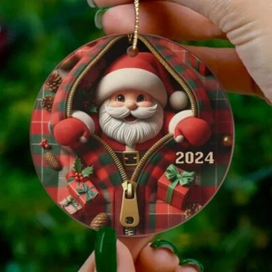 Christmas 2024 Ornament Christmas Decoration Holiday Gift Idea Heirloom Keepsake - Picture 1 of 2