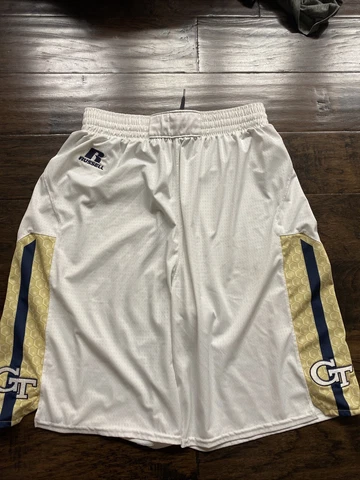 Russell Georgia Tech Basketball Team Issued Game Shorts Men’s L Cover