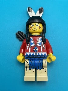 Lego Western Native American Indian 2 Minifigure 6748 6746 6766 6763 - Picture 1 of 4