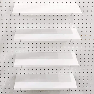Pegboard Shelves with Steel Pegboard Brackets Pegboard Accessories Organizer Peg - Picture 1 of 12