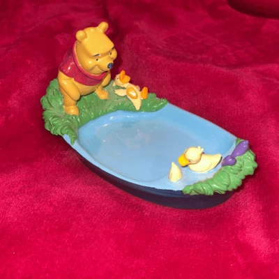 Vintage Disney Pooh Sunshine and Showers Soap Dish Bathroom Decor - Image 1 of 4