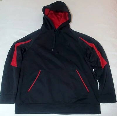 Sudadera Shaquille O'Neal Shaq Talla L Sudadera con Capucha Negra y Roja Manga Larga De Colección Foto 1 de 4