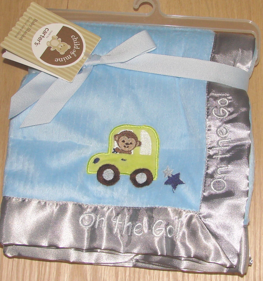 Manta bebé Carter's Child of Mine On the Go Mono polifleece nueva con etiquetas Foto 1 de 1
