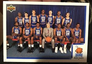 1992 Upper Deck  NBA West All-Star Checklist Card / Magic, Drexler,Malone
