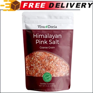 Viva Doria Himalayan Pink Salt, Coarse Grain, 2 lb. For Grinder Refills - Picture 1 of 3