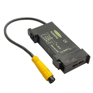 Banner D12SP6FPQ Glasfaser Sensor Verstärker, 10-30VDC, PNP, 4-Pin QD - Bild 1 von 8