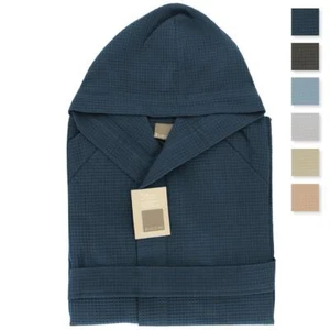 Zucchi Accappatoio Nido d'ape con Cappuccio Puro Cotone Unisex Solotuo CS44 - Foto 1 di 6