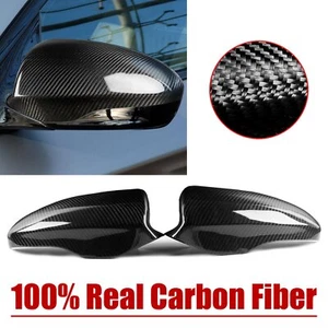 For BMW F10 M5 2012-2017 Real Carbon Fiber Wing Mirror Cover Review Caps - Picture 1 of 13
