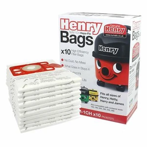 Henry Hoover Bags x40 Hetty Vacuum Cleaner New Hepa Numatic Hepaflo Genuine - Picture 1 of 2