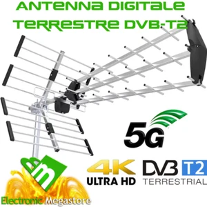Antenna Tv Esterna Digitale Terrestre Direttiva Alto Guadagno - Foto 1 di 2