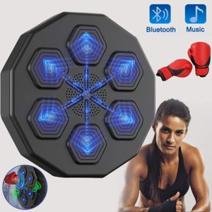 Music Boxing Machine Smart Boxing Training Equipment Wall Mount Punching Pad US - Picture 1 of 20