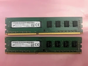 MICRON 16GB (2x8GB) PC3L-12800U 2Rx8 DESKTOP MEMORY MT16KTF1G64AZ-1G6P1 - Afbeelding 1 van 2