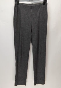 J Jill Pants Womens Small Gray Houndstooth Stretch Pull On Dress Legging - Picture 1 of 13