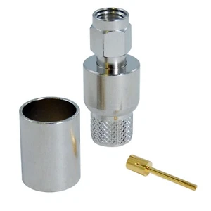 RP-SMA Male Connector for LMR-400 LMR-400UF RG-8 RG-213 - Picture 1 of 1