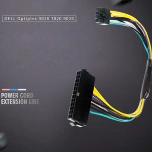 24 Pin To 8 Pin ATX Power Supply Adapter Cable For DELL L4Z9 H6X3 T8F5 T4V3 - Picture 1 of 11