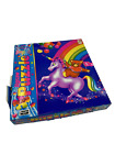 Vintage 90s Lisa Frank Jigsaw puzzle unicorn Bear Rainbow 100pc RoseArt Complete