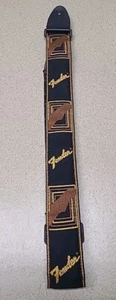 Guitarras Fender Vintage Horizontal Logo Monograma Correa, Alrededor de 1990 - Imagen 1 de 5