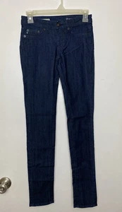 AG Adriano Goldschmied The Jegging Super Skinny Fit Dark Wash Women’s Jeans 24 R - Picture 1 of 11
