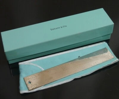 Autentico righello Tiffany & Co. in argento sterling #115 - Immagine 1 di 4