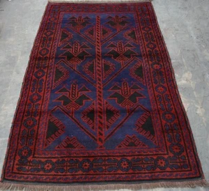 Antique beautiful hand-knotted Afghan rug, suitable for any home. Details below - Picture 1 of 6