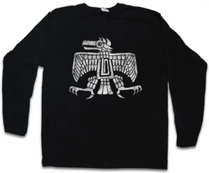 AZTEC ADLER LANGARM T-SHIRT Indianer Zeichen Kultur Mayas Religion - Bild 1 von 1