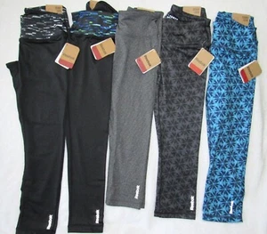 Reebok Womens size XS Skinny Capri Workout Pants Select Color - Picture 1 of 26
