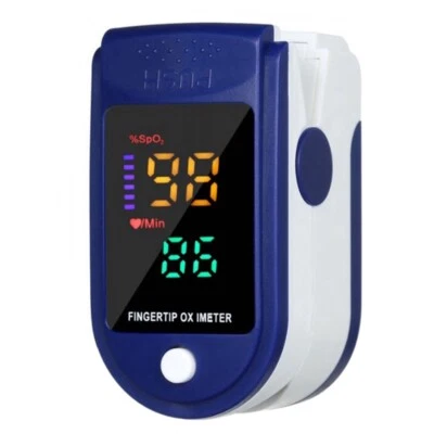 SODIAL Lk87 Portable Finger Oximeter with Four Color LED A1Y91026