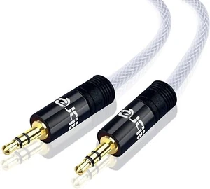 IBRA AUX Kabel 10 m 3,5 mm Stereo Premium Auxiliary Audio Kabel Beats Kopfhörer - Bild 1 von 9