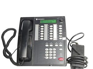 Motorola MC2000 Advanced Local Deskset Model L3216A with handset & power supply - Picture 1 of 11