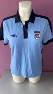 Brand New Umbro Polo T-shirt Size 16 Blue Sport With Tags - Picture 1 of 10