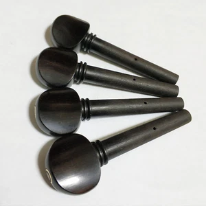 4/4 Violin Ebony Wood Pegs Swiss Model String Hole Drilled New - Picture 1 of 2