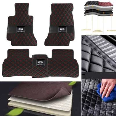 For Infinity G35 G25 G37 G20 Q50 QX50 QX60 M35 M37 M45 Car Floor Mats Liners - Image 1 of 4
