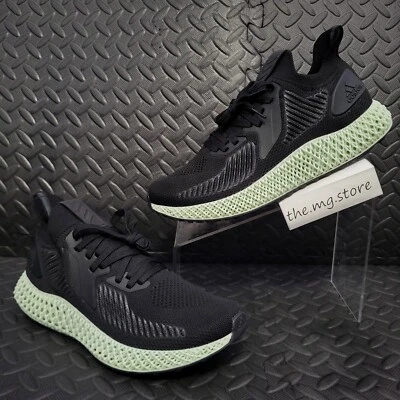 Adidas AlphaEdge 4D кроссовки Core черный углерода EF3453 мужской размер 10 новый без коробки  - Изображение 1 из 4
