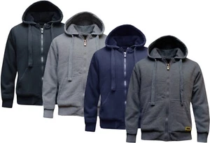 Nuevo Hombre/Mujer Forrado de Piel Sherpa Sudadera con Capucha Prenda para el torso/Invierno Más Cálido M - XXL - Imagen 1 de 7