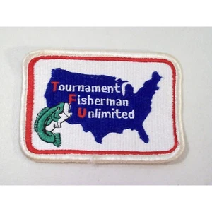 Parche bordado TFU ilimitado torneo pescador pescador TFU, pesca de lubina - Imagen 1 de 2