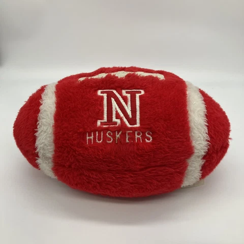 Vintage Husker Plush Nebraska Football NU 11” Football Play Catch Cornhuskers Cover