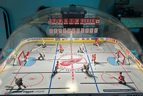 Detroit Red Wings CHEXX Mini Stanley Cup & Retired Banners + 2 RAFTERS KIT Cover