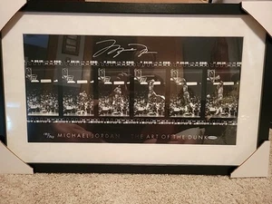Michael Jordan “The Art of The Dunk” 187 / 323 Framed Signed UDA - Picture 1 of 4