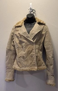 Giacca di pelle doppiopetto in pelliccia sintetica Maurice's taglia S - Foto 1 di 3