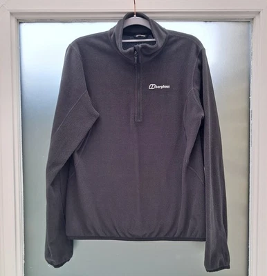 Vellón Berghaus Hendra media cremallera para mujer talla 14, gris oscuro.  Foto 1 de 4