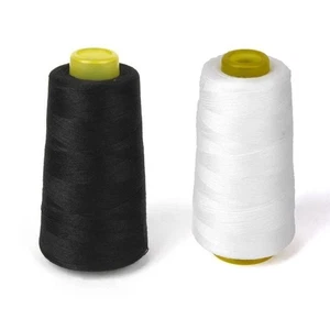 2 Reel 6000yards Industrial Overlock Sewing Machine Polyester Thread All Purpose - Picture 1 of 26