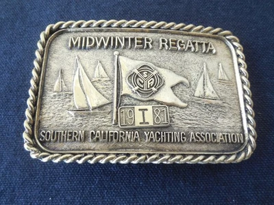 Vintage yachting SCYA  belt buckle - Image 1 of 3