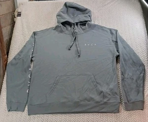 RVCA Hoodie Men's Greenish Gray XL Pullover Sweatshirt NWOT - Picture 1 of 21