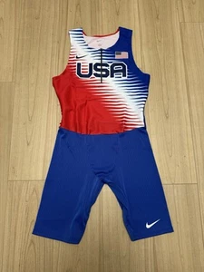 Size L - Nike Pro Elite Team USA Track Speed Suit CV0001-636 Men’s - Picture 1 of 6