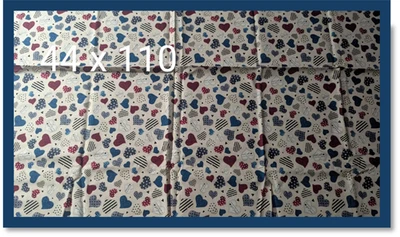 Simply Gorjuss Hearts Cotton Fabric – 3 Yards Santoro London ❤️ Sew in Love 💘 - Image 1 of 4