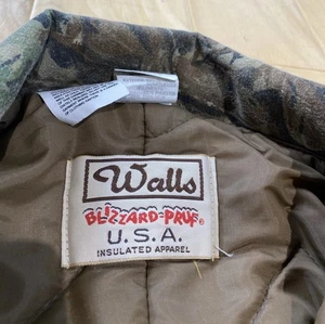 Vtg Walls Blizzard-Pruf Coveralls U.S.A Insulated Apparel Men 2XL Realtree Camo - Picture 1 of 13