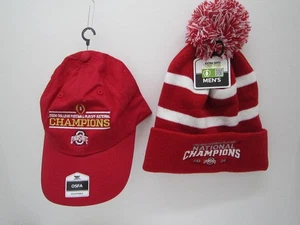 2024 College Football Playoff National Champions Ohio State Mütze & Bommelmütze Set - Bild 1 von 4